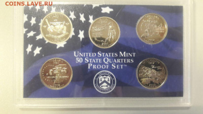 Полный к-кт пруф сетов Штаты и территории(56монет), до 03.05 - Ч Штаты 2002-1