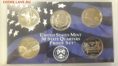 Полный к-кт пруф сетов Штаты и территории(56монет), до 03.05 - Ч Штаты 2003-1