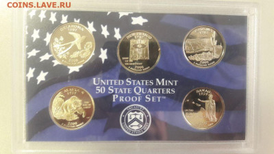 Полный к-кт пруф сетов Штаты и территории(56монет), до 03.05 - Ч Штаты 2008-1