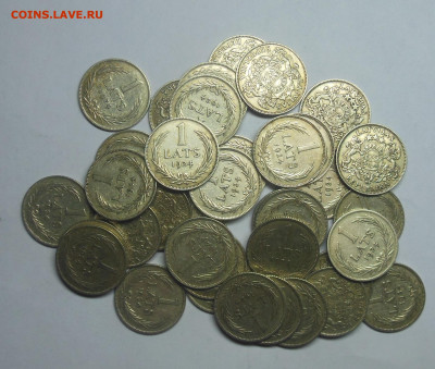 Латвия 1 лат 1924 2 лата 1925-1926 - 2.JPG