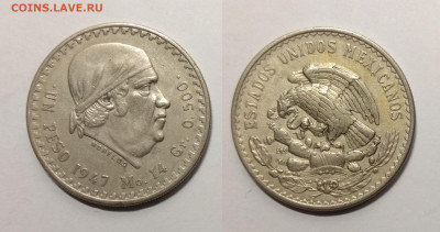 Мексика 1 песо 1947 года - 5.05 22:00мск - IMG_20200430_173521