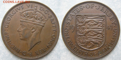 12 шиллинга 1947 до 07-05-20 в 22:00 - Джерси 1 12 шиллинга 1947    3971
