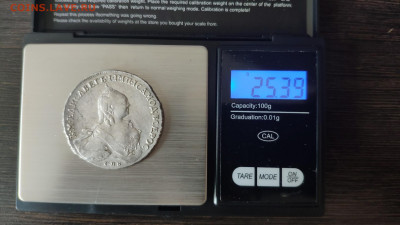 Рубль императрицы Елизаветы I, СПБ ЯI 1760г. - EvbO4TIFzvk
