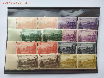 остров Норфолк 1947 год, пары  чбн - 1