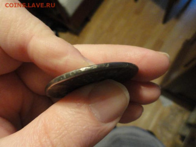 Рубль 1728 Петр II серебро, с подвеса, качественный ремонт - DSC05954.JPG