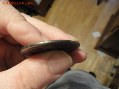 Рубль 1728 Петр II серебро, с подвеса, качественный ремонт - DSC05955.JPG