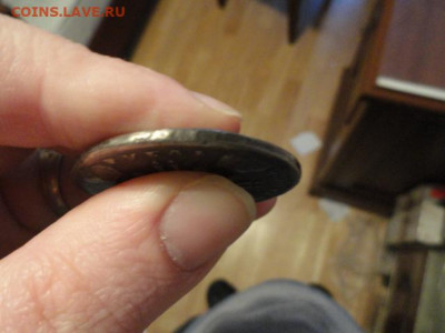 Рубль 1728 Петр II серебро, с подвеса, качественный ремонт - DSC05958.JPG