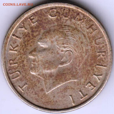 ТУРЦИЯ 10 bin lira 1996 г. до 24.00 09.05. 20 г. - 010