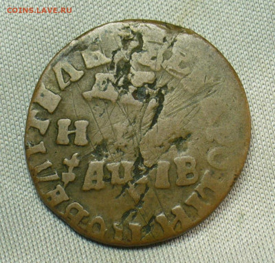 Денга 1712 года Жёлтая До 05.05.20 в 22.00 МСК - P1550366.JPG