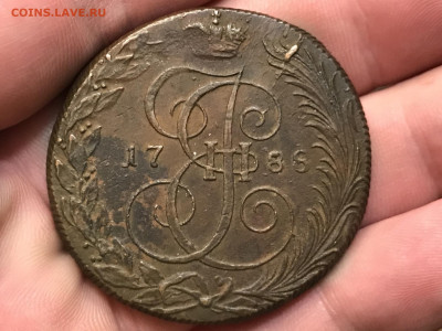 5 копеек 1788 года КМ. Биткин R. До 07.05.20 - 5BF3D594-CA7D-4576-8551-0D35AF2D3AE1