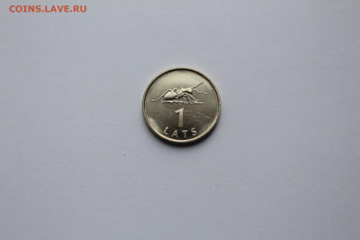 Латвия 1 лат 2003 Муравей UNC до 07.05 - IMG_0003.JPG
