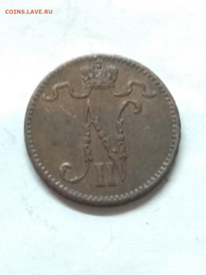 РИ. Финляндия. 1900. 1 пенни. XF до 07.05. в 16.00 - 716125818