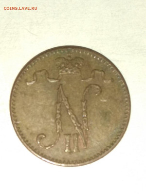 РИ. Финляндия. 1907. 1 пенни. AU до 07.05. в 16.00 - 745666431