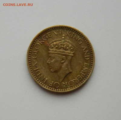 Британский Цейлон 25 центов 1943 г. до 07.05.20 - DSCN0044.JPG