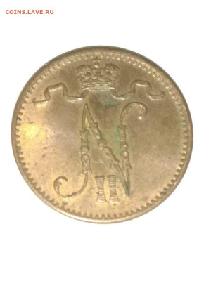 РИ. Финляндия. 1914. 1 пенни. AU до 07.05. в 16.00 - 758463994