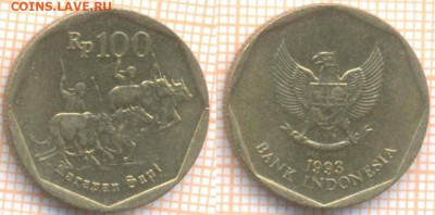 Индонезия 100 рупий 1993 г., до 11.05.2020 г. 22.00 по Москв - Индонезия 100 рупий 1993 7797