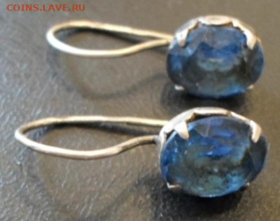 Серьги с камнем проба 875 - Серьги (3)