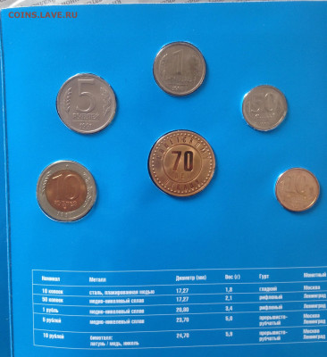 Наборы монет 300 лет флоту , 50 лет Победы , 2002 СП , 1991г - IMG_8514.JPG