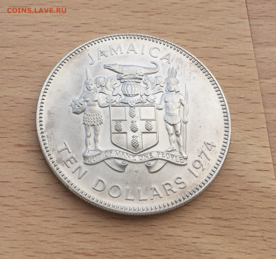 Ямайка 10$ долларов 1974 Губернатор Ямайки Сэр Генри Морган - IMG_1299.JPG
