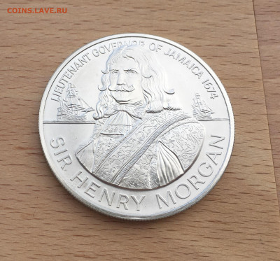 Ямайка 10$ долларов 1974 Губернатор Ямайки Сэр Генри Морган - IMG_1294.JPG