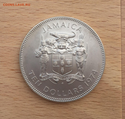Ямайка 10$ долларов 1974 Губернатор Ямайки Сэр Генри Морган - IMG_1296.JPG