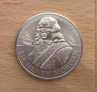 Ямайка 10$ долларов 1974 Губернатор Ямайки Сэр Генри Морган - IMG_1293.JPG