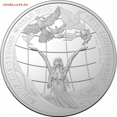 5$ Австралия 2020 75 летие окончания Второй Мировой СЕРЕБРО - 0000872_75th-anniversary-of-the-end-of-world-war-ii