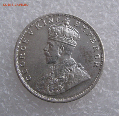 Индия - Британская. Король Георг V. 1 РУПИЯ 1918 года - 1рп1918 (3).JPG