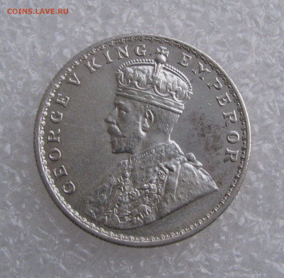 Индия - Британская. Король Георг V. 1 РУПИЯ 1918 года - 1рп1918 (2).JPG