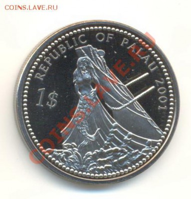 Палау, 1 доллар, до 05. 09. 2011, 23-01 мск - 1-2001-62-1
