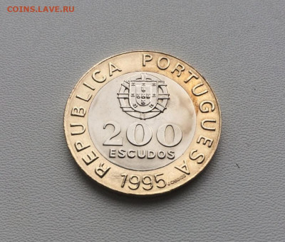 биметалл Португалия 200 эскудо 1995 50 лет ООН - bimetall_portugalija_200_eskudo_1995_50_let_oon (1)