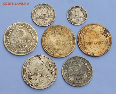 5коп.1928,29,32,39. 3коп.1926, 2коп.1933, 1коп.1926год - DSCN3247.JPG