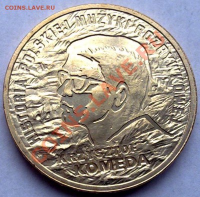 Польша 2злот 2010 Кшиштоф Комеда до 21.00 05.09 - Польша 2010 Комеда-1