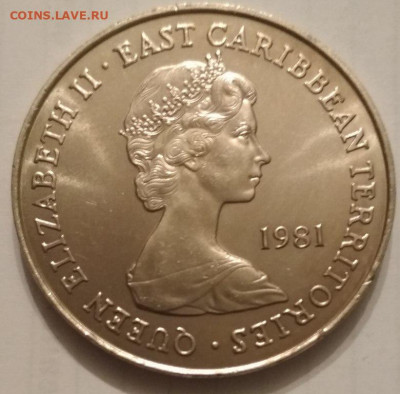 Крона Шайба Восточные Карибы 10$ долларов 1981 корабль - krona_shajba_vostochnye_kariby_10_dollarov_1981_svadba_charlza_diany_korabl_parusnik_flot_karibskie (1)