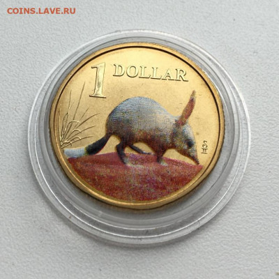 Австралия 1$ доллар 2009 Билби Кроличий бандикут сумчатый - avstralija_1_dollar_2009_bilbi_krolichij_bandikut_sumchatyj_barsuk_zhivotnye_fauna_emal