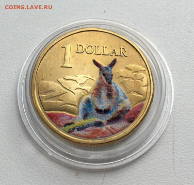 Австралия 1$ доллар 2008 Австралийское кенгуру Животные Фаун - avstralija_1_dollar_2008_avstralijskoe_kenguru_zhivotnye_fauna_emal