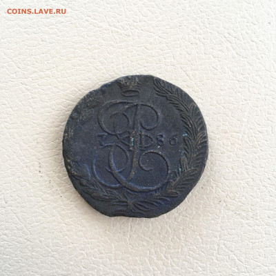 5 копеек 1786 года ЕМ. До 22:00 17.05.20 - 2BAA377F-956A-4515-BEC5-15F4452234AC