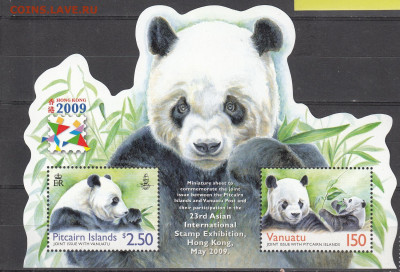 Питкерн Ванатуа 2009 панды блок ** до 16 05 - 134 — копия (3)