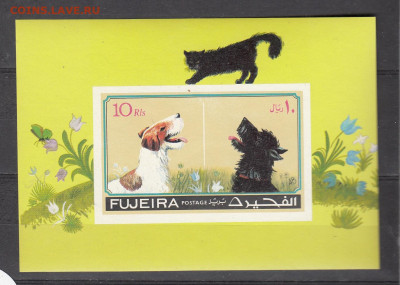 Фуджейра 1970 собаки кошки блок ** до 16 05 - 134 — копия
