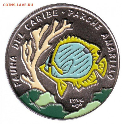 Куба.1996.1 песо. Yellow Perch. KM#550. UNC до 17.05 в 22.00 - 830722746