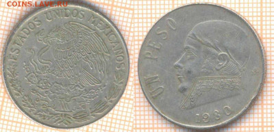 Мексика 1 песо 1980 г., до 18.05.2020 г. 22.00 по Москве - Мексика 1 песо 1980 7896