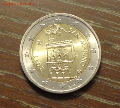 САН-МАРИНО - 2 евро 2011 АЦ из ролла Крепость 19.05, 22.00 - Сан-Марино_2 е_2011 (№1)_1.JPG