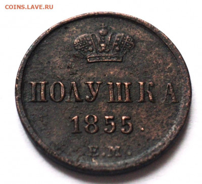 Полушка 1855 ем.Оценка. - DSC07035.JPG