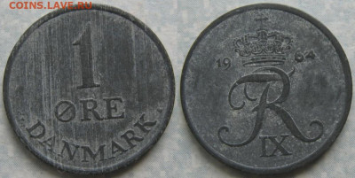 Дания 1 эре 1964  до 19-05-20 в 22:00 - Дания 1 эре 1964    9630