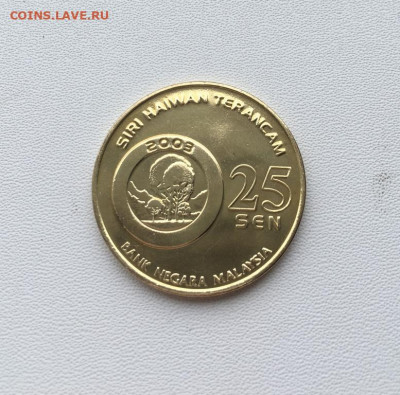 Малайзия 25 сенов сен 2003 Вымирающие виды - Гаур Животные - malajzija_25_senov_sen_2003_vymirajushchie_vidy_gaur_zhivotnye_fauna (1)