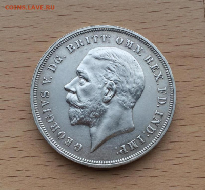 Крона Шайба Великобритания 1 крона 1935 Серебро XF - krona_shajba_velikobritanija_1_krona_1935_serebro_xf (2)