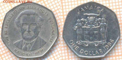 Ямайка 1 доллар 1996 г.,до 21.05.2020 г. 22.00 по Москве - Ямайка 1 доллар 1996  8235