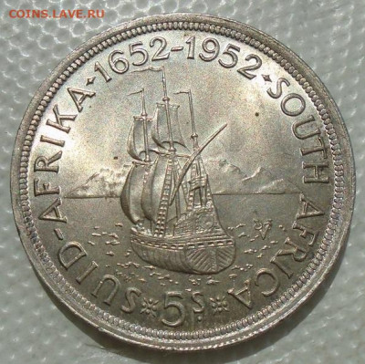 Британская Южная Африка 5 шиллингов 1952 г 22.05.2020 22:00 - DSC06202.JPG