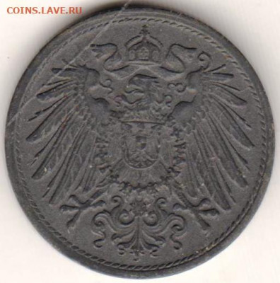 Германия 10 пфеннигов 1920 г. до 24.00 22.05. 20 г - 025