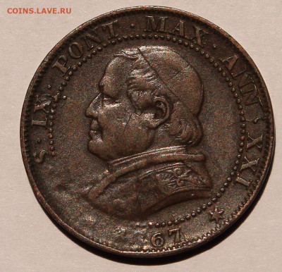  5 чентезими 1867 г. - 8
